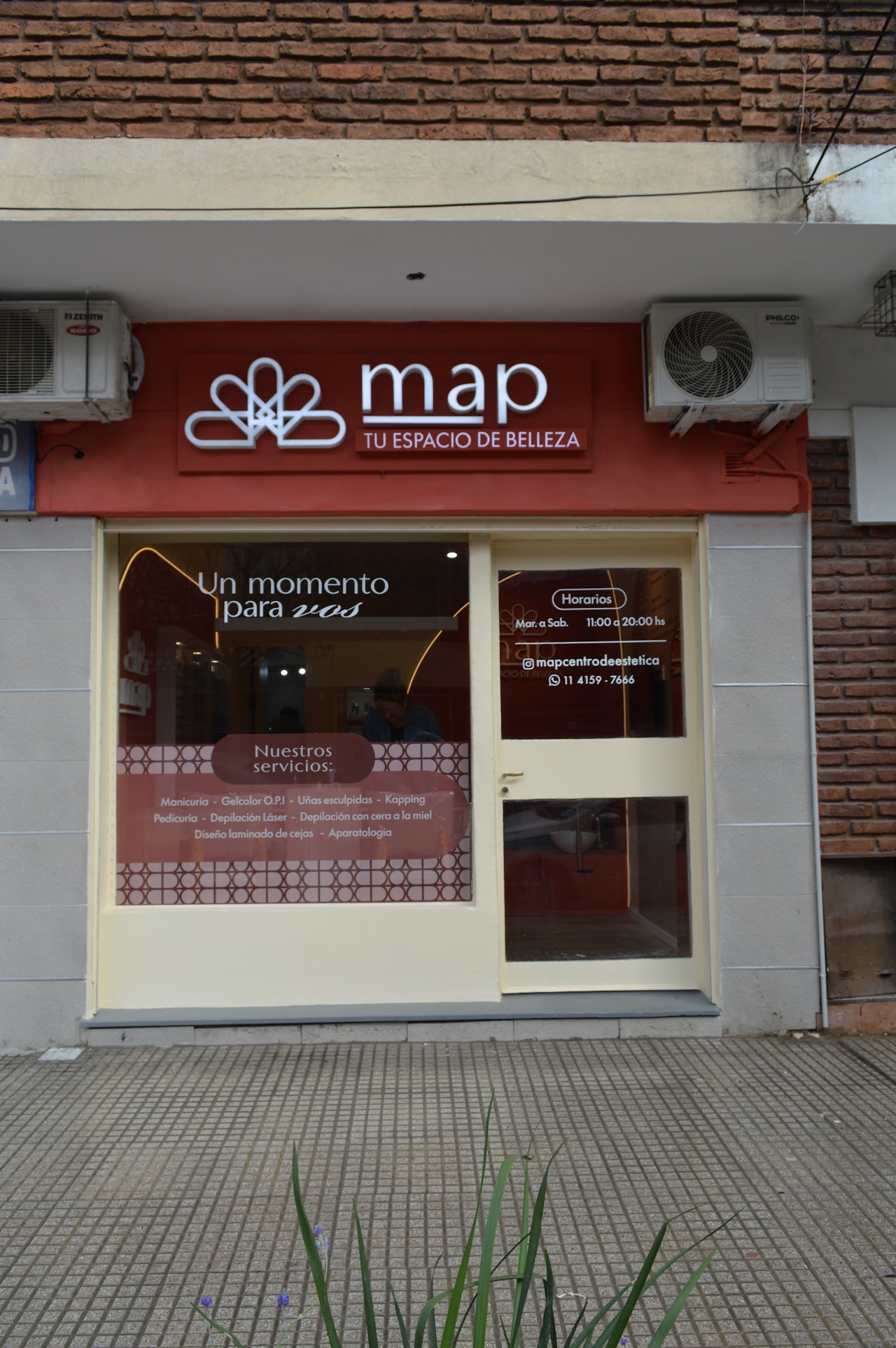 Fachada de MAP Centro de estética en Villa Urquiza